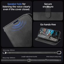 Заредете изображение във визуализатора на галерията – Spigen Wallet S Pro case for iPhone 15 Pro - black
