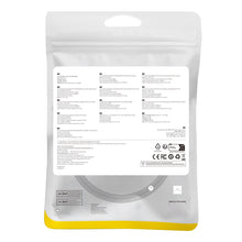 Заредете изображение във визуализатора на галерията – Baseus fast round RJ45 40Gbps Cat network cable. 8 0.5m black
