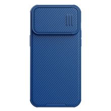 Заредете изображение във визуализатора на галерията – Nillkin CamShield S Case case for iPhone 14 Pro Max armored cover camera cover blue
