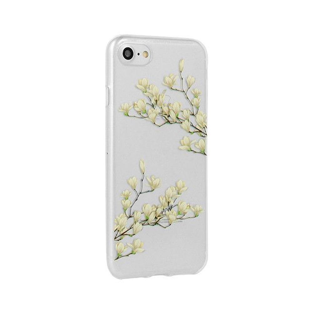 Floral гръб за iPhone X магнолия - TopMag