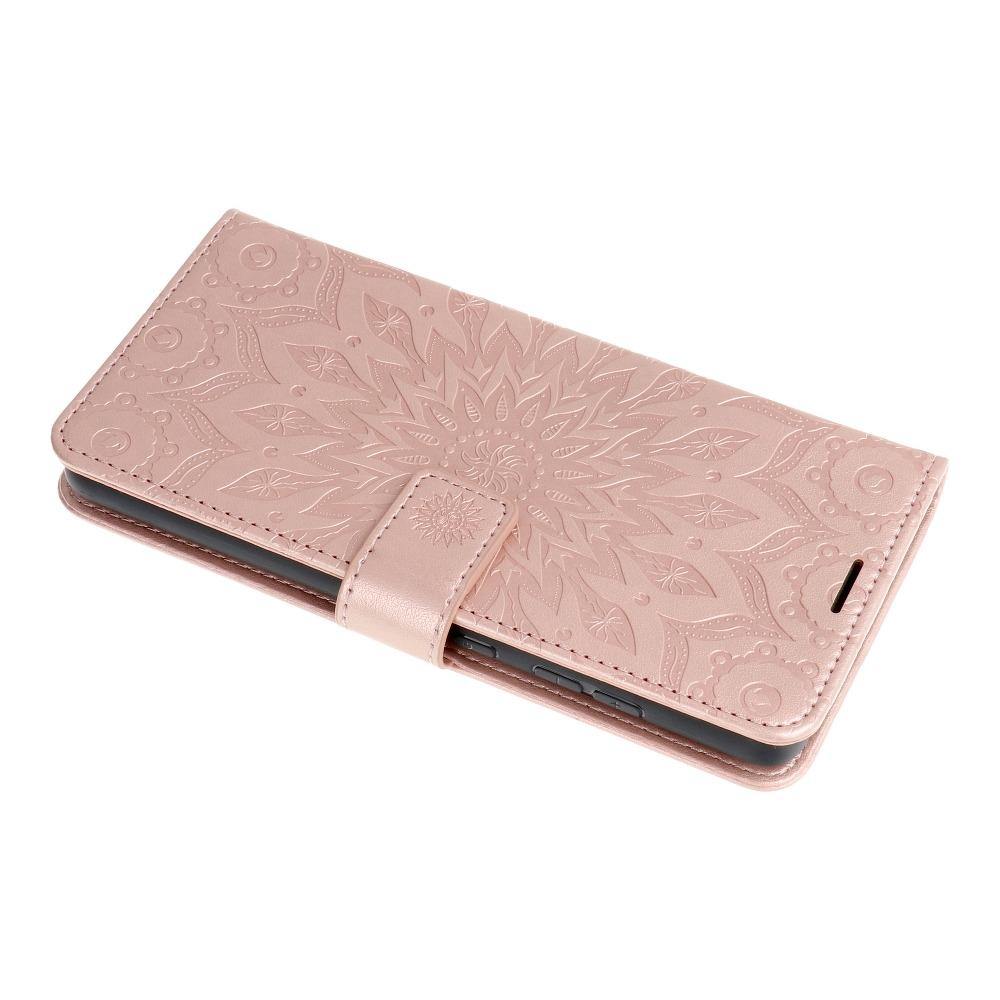 Forcell mezzo book case for xiaomi redmi note 10 5g mandala rose gold - TopMag