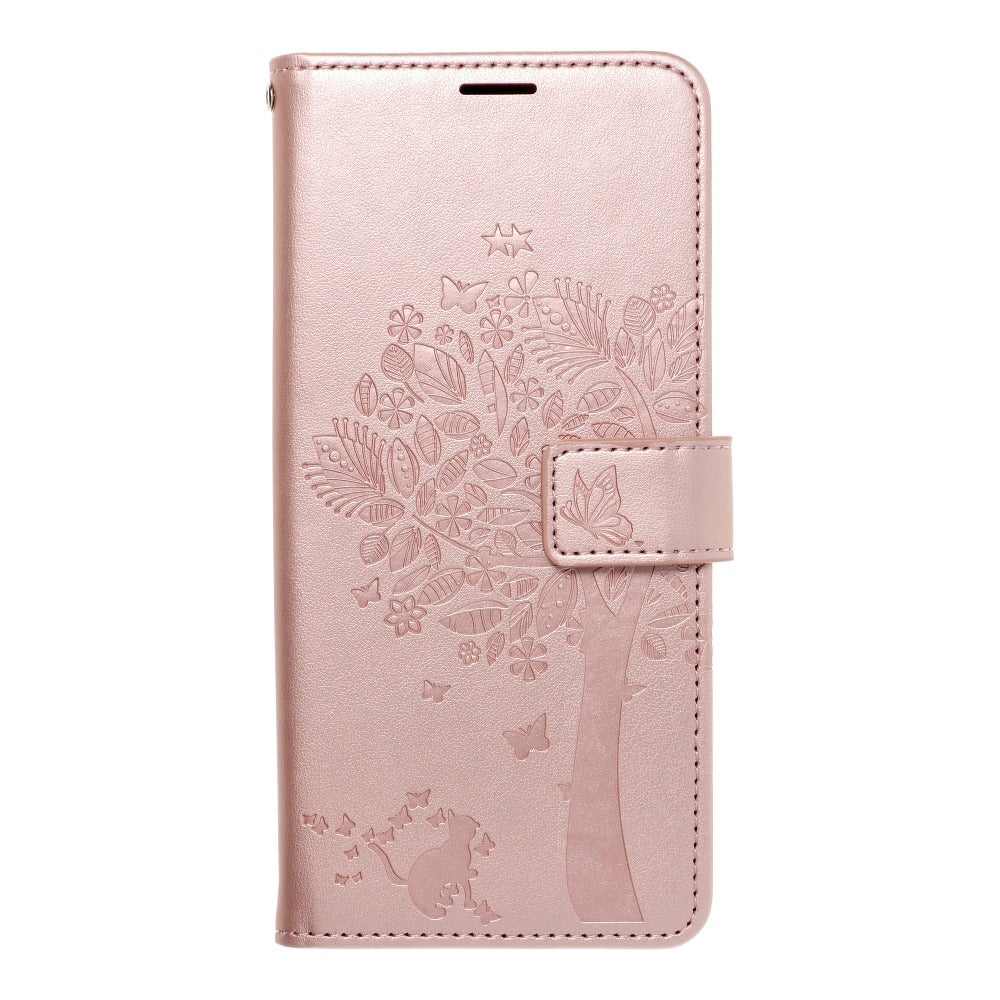 FoForcell mezzo калъф тип книга за xiaomi redmi note 11 5g / note 11t 5g / poco m4 pro 5g tree rose gold - TopMag