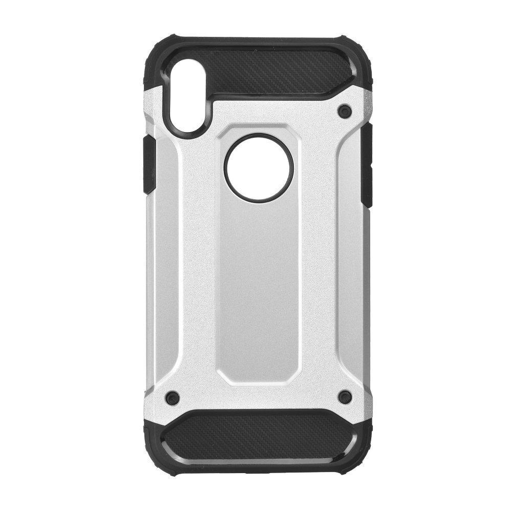 Forcell armor гръб - iPhone x / xs сребърен - TopMag