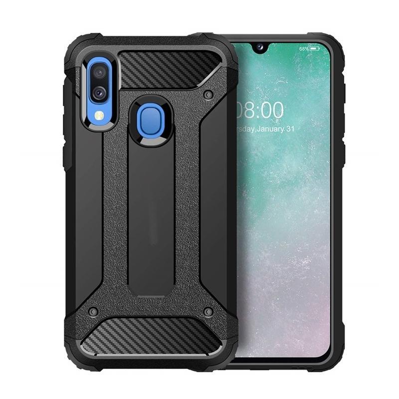 Forcell armor гръб за samsung galaxy a30 черен - TopMag