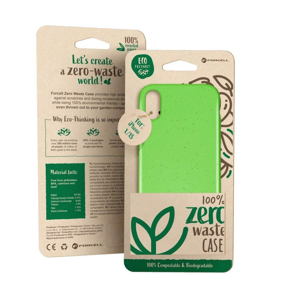 Forcell bio - zero гръб (100% био-разградим) за iPhone 11 зелен - TopMag