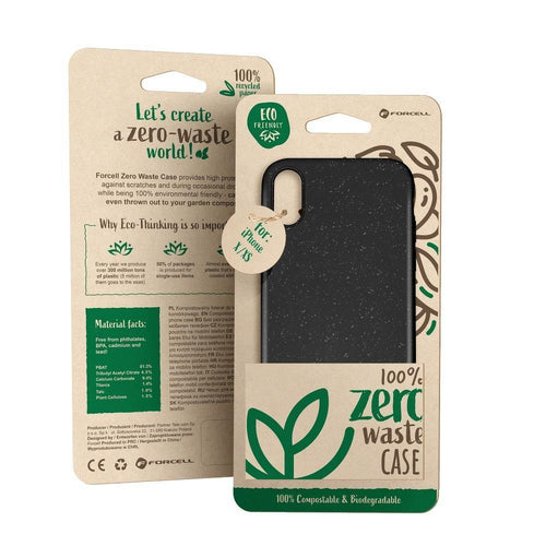 Forcell bio - zero waste case for samsung s21 black - TopMag