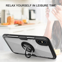Заредете изображение във визуализатора на галерията – Forcell carbon clear ring гръб за xiaomi redmi 9 черен - TopMag
