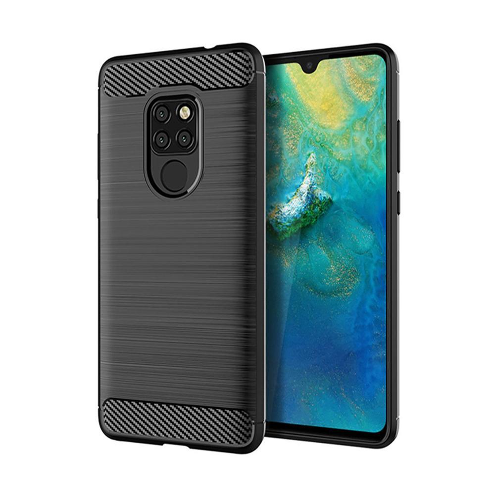 Forcell carbon гръб за huawei mate 20 черен - TopMag