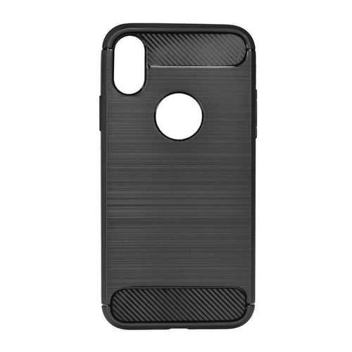 Forcell carbon гръб за iPhone 4 / 4s черен - TopMag