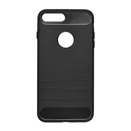 Forcell carbon гръб за iPhone 7 / 8 / SE 2020 черен - TopMag