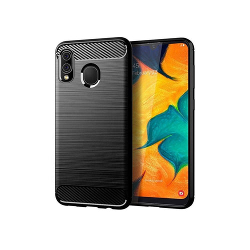 Forcell carbon гръб за samsung galaxy a10 черен - TopMag