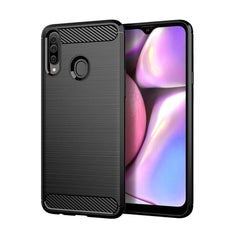 Forcell carbon гръб за samsung galaxy a20s черен