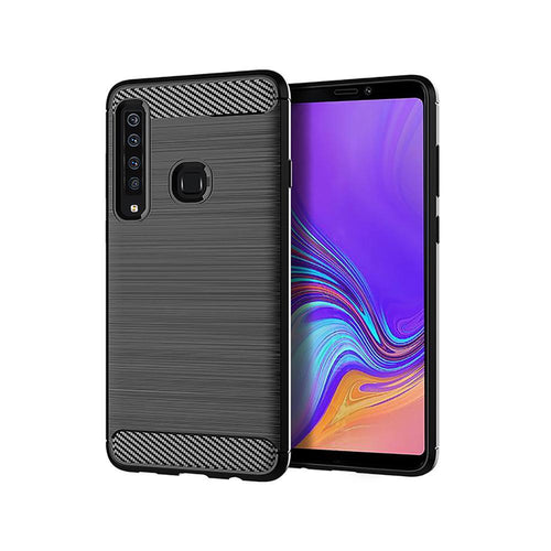 Forcell carbon гръб за samsung galaxy a9 2018 черен - TopMag