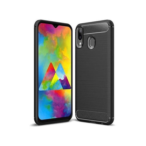 Forcell carbon гръб за samsung galaxy m20 черен - TopMag