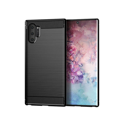 Forcell carbon гръб за samsung galaxy note 10 plus черен - TopMag