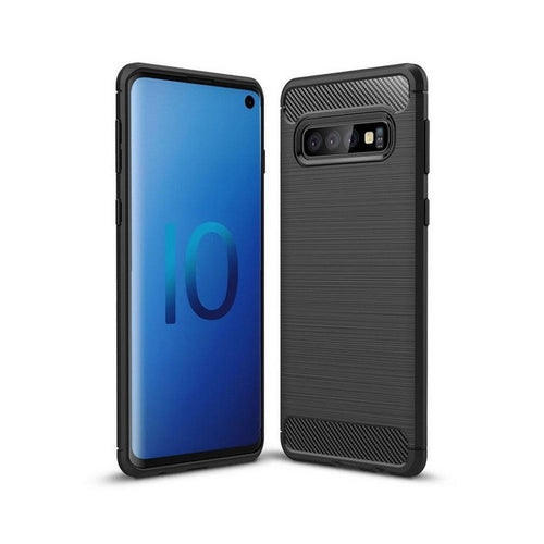 Forcell carbon гръб за samsung galaxy s10 черен - TopMag