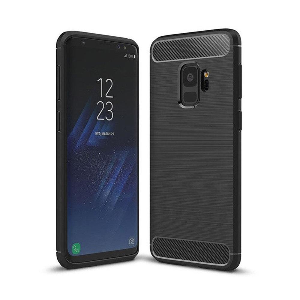 Forcell carbon гръб за samsung galaxy s9 черен - TopMag