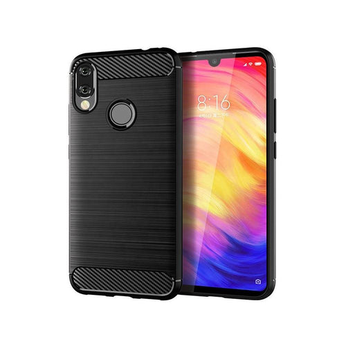 Forcell carbon гръб за Xiaomi Redmi note 7 черен - TopMag