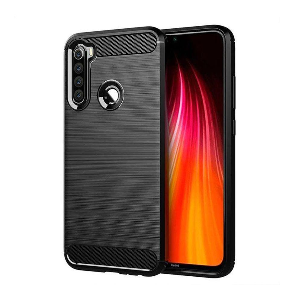 Forcell carbon гръб за xiaomi redmi note 8 черен - TopMag