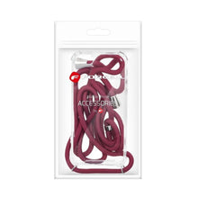Заредете изображение във визуализатора на галерията – Forcell cord гръб за iPhone 11 pro max ( 6.5 ) червен - TopMag
