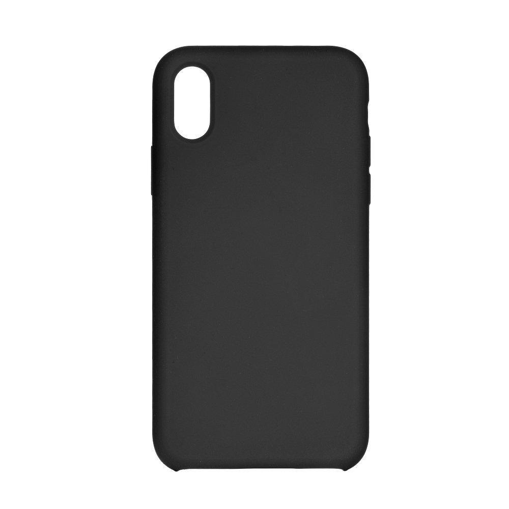 Forcell цветен силиконов гръб - iPhone x / xs черен - TopMag