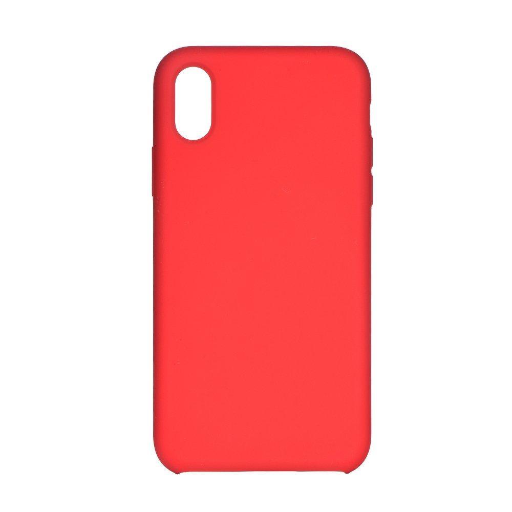 Forcell цветен силиконов гръб - iPhone x / xs червен - TopMag