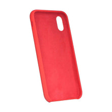 Заредете изображение във визуализатора на галерията – Forcell цветен силиконов гръб - iPhone x / xs ( дупка за логото ) червен - TopMag
