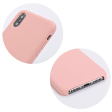 Заредете изображение във визуализатора на галерията – Forcell цветен силиконов гръб - iPhone x / xs ( дупка за логото ) розов - TopMag
