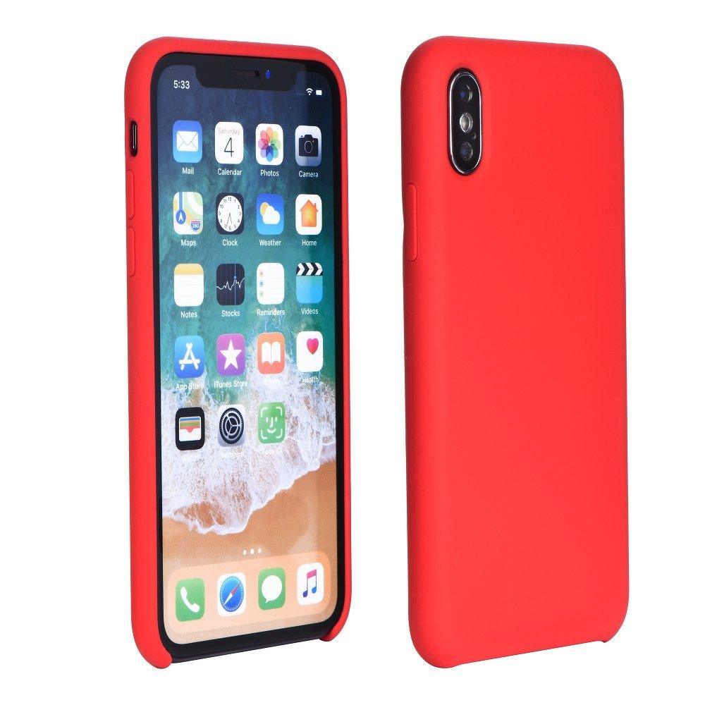Forcell цветен силиконов гръб за iPhone 7 plus / 8 plus червен - TopMag