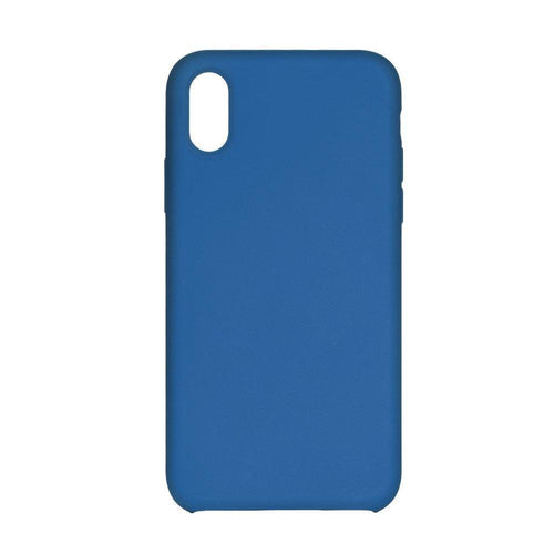 Forcell цветен силиконов гръб за iPhone x син - TopMag