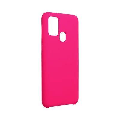 Forcell цветен силиконов гръб за samsung galaxy m31 розов - TopMag