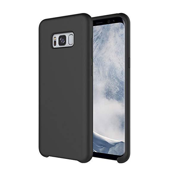 Forcell цветен силиконов гръб за samsung galaxy s8 черен - TopMag