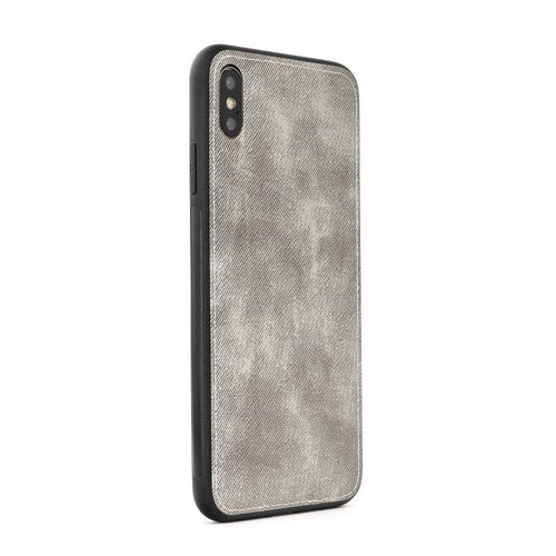 Forcell denim гръб за iPhone xs max сив - TopMag