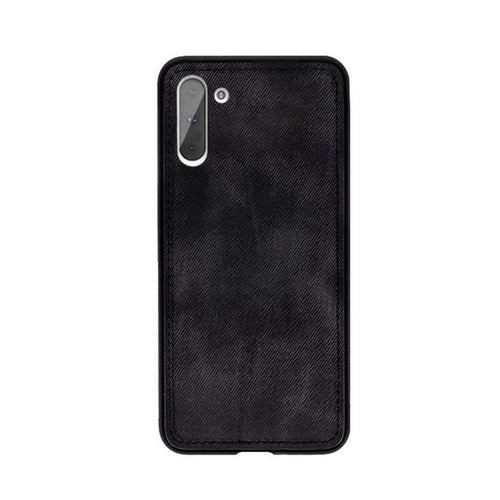 Forcell denim гръб за samsung note 10 черен - TopMag