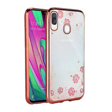 Заредете изображение във визуализатора на галерията – Forcell diamond гръб за samsung galaxy a30 розово-златен - TopMag
