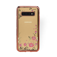 Заредете изображение във визуализатора на галерията – Forcell diamond гръб за samsung galaxy s10 розово-злато - TopMag

