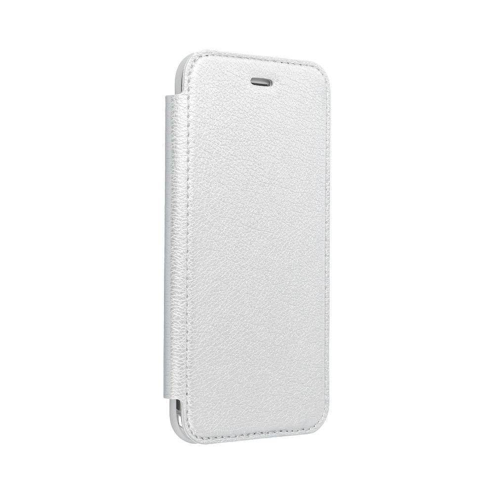 Forcell electro book case for samsung a02s silver - TopMag
