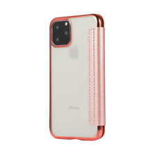 Заредете изображение във визуализатора на галерията – Forcell electro калъф тип книга за iPhone 11 pro розово-златен - TopMag
