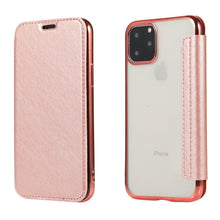 Заредете изображение във визуализатора на галерията – Forcell electro калъф тип книга за iPhone 11 pro розово-златен - TopMag
