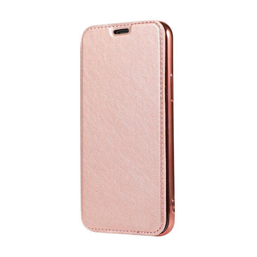 Forcell electro калъф тип книга за Samsung s20 розово-златен - TopMag
