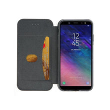 Заредете изображение във визуализатора на галерията – Калъф тип книга forcell elegance за samsung a6 plus 2018 сив - TopMag
