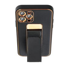 Заредете изображение във визуализатора на галерията – Forcell leather гръб с разтегателна стойка за iphone 11 2019 ( 6,1&quot; ) black - TopMag
