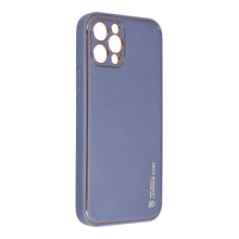 Заредете изображение във визуализатора на галерията – Forcell leather гръб за iphone 13 pro blue - TopMag
