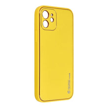 Заредете изображение във визуализатора на галерията – Forcell leather гръб за iphone 13 yellow - TopMag
