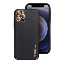 Заредете изображение във визуализатора на галерията – Forcell leather гръб за  iphone xr черен - TopMag

