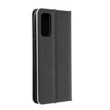 Заредете изображение във визуализатора на галерията – Forcell Luna carbon калъф тип книга oppo reno 4z 5g black - TopMag
