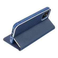 Заредете изображение във визуализатора на галерията – Forcell Luna carbon калъф тип книга - iphone 14 pro ( 6.1 ) син - TopMag
