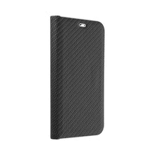 Заредете изображение във визуализатора на галерията – Forcell Luna carbon калъф тип книга - xiaomi redmi 9t black - TopMag
