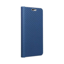 Заредете изображение във визуализатора на галерията – Forcell Luna carbon калъф тип книга -  xiaomi redmi 9t blue - TopMag
