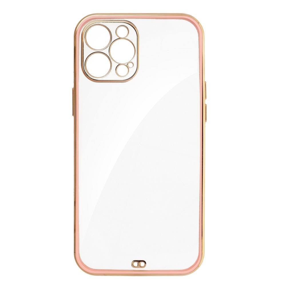 Forcell lux гръб за iphone 12 / 12 pro czarny pink - TopMag